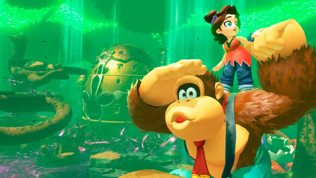 Donkey Kong y Pauline en Donkey Kong Bananza