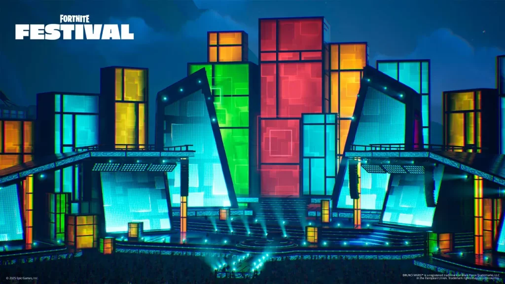 Fortnite Festival - Bruno Mars main stage