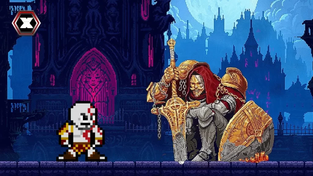 Spin Off de God of War estilo Metroidvania
