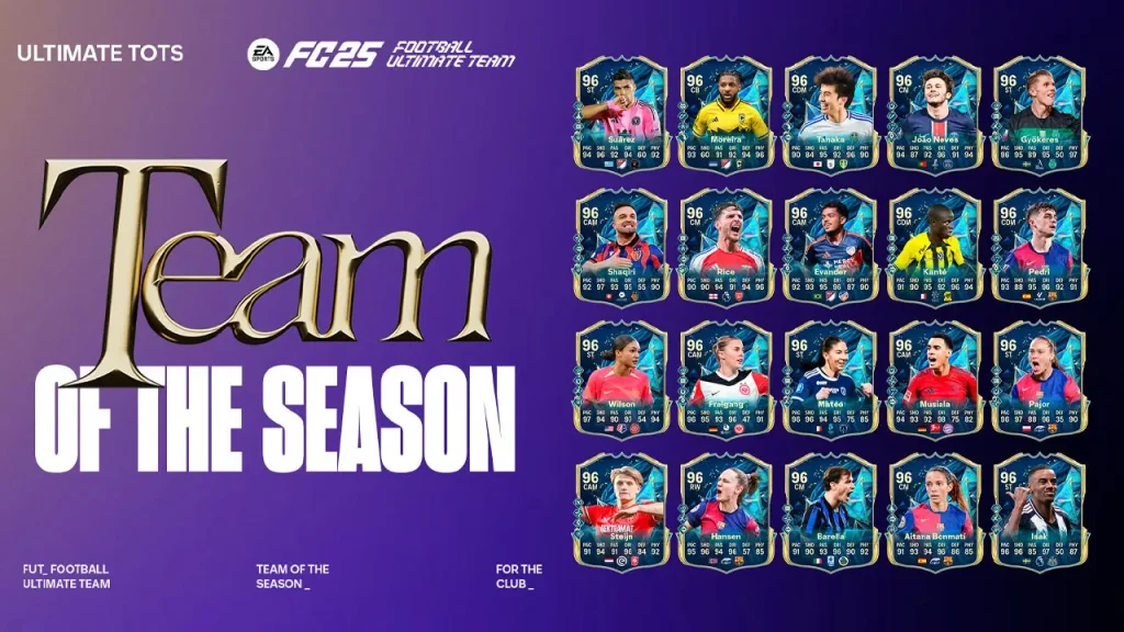 EA Sports FC 25 revela el equipo Ultimate Team de la Temporada con estrellas de todo el mundo