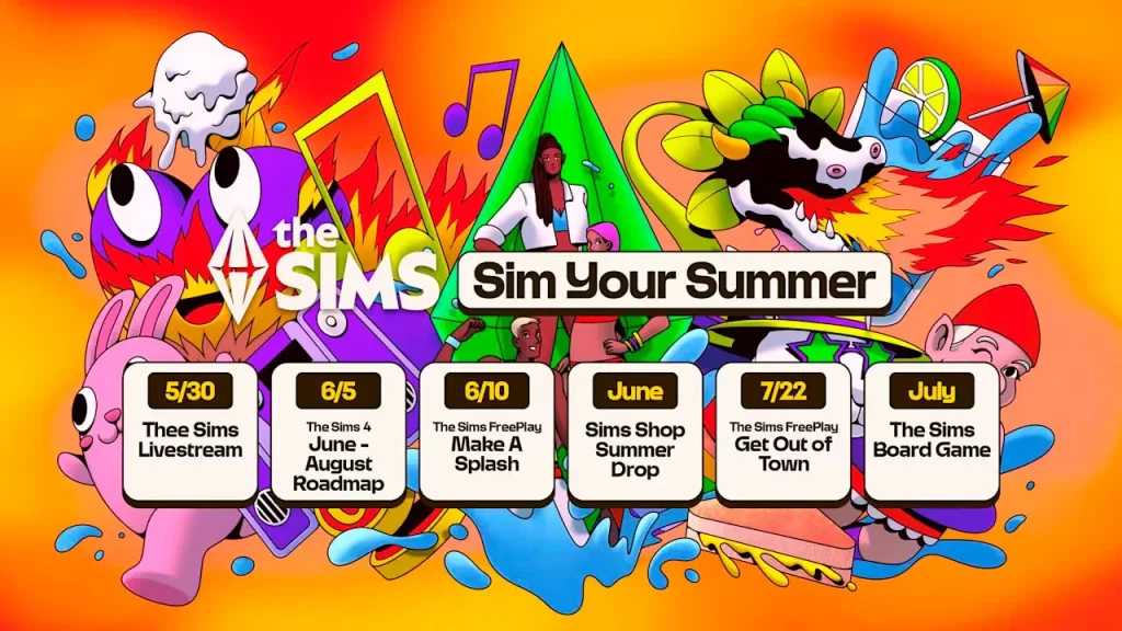 Sims 4 fechas para el verano
