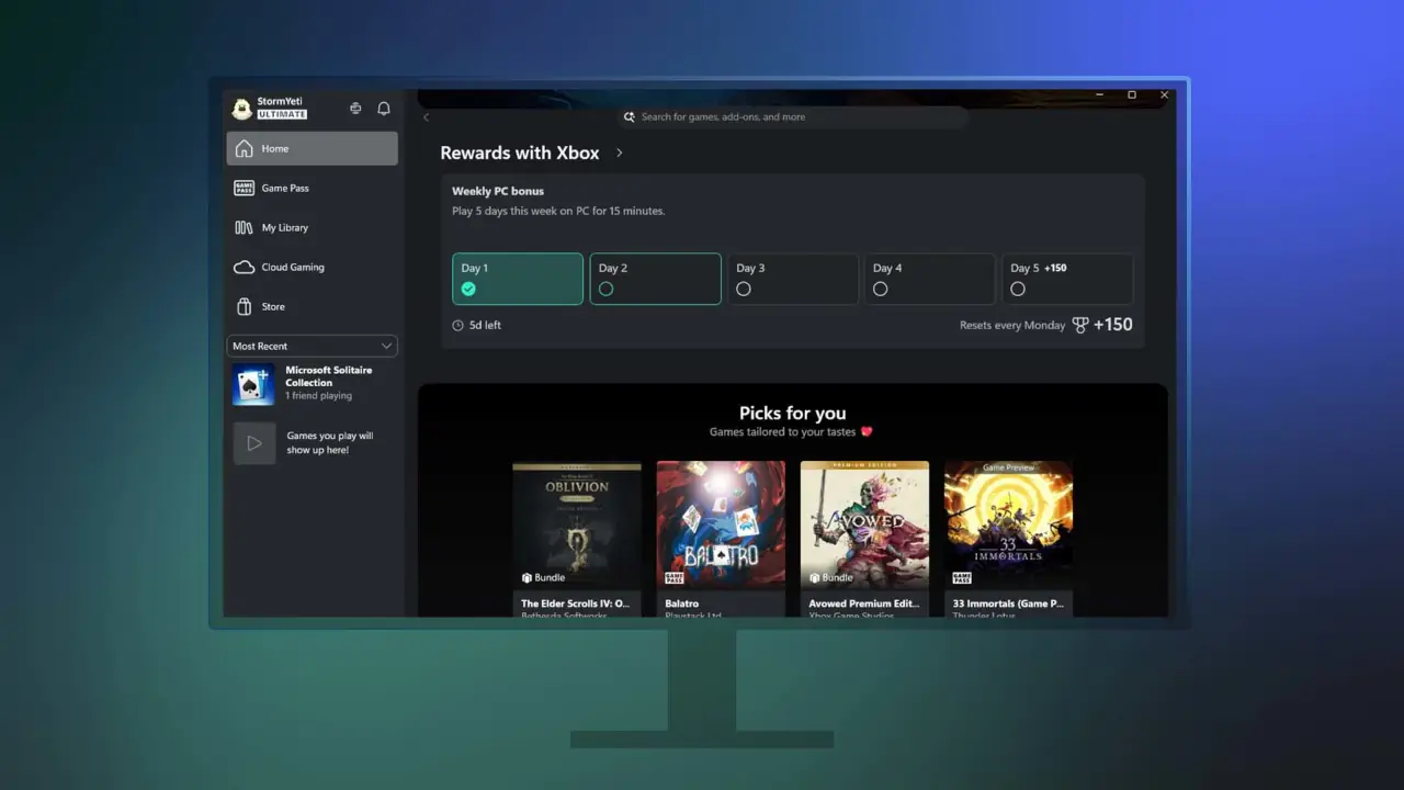 Xbox app de PC ahora te dejará streamear juegos de consola