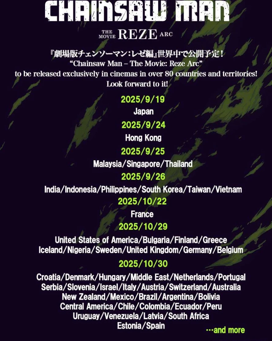 La película de Chainsaw Man: Reze Arc no será lo que todos esperaban, tendrá una especie de censura para ser apta para más público. 