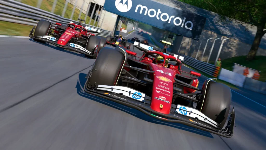 EA Sports F1. Leclerc Hamilton