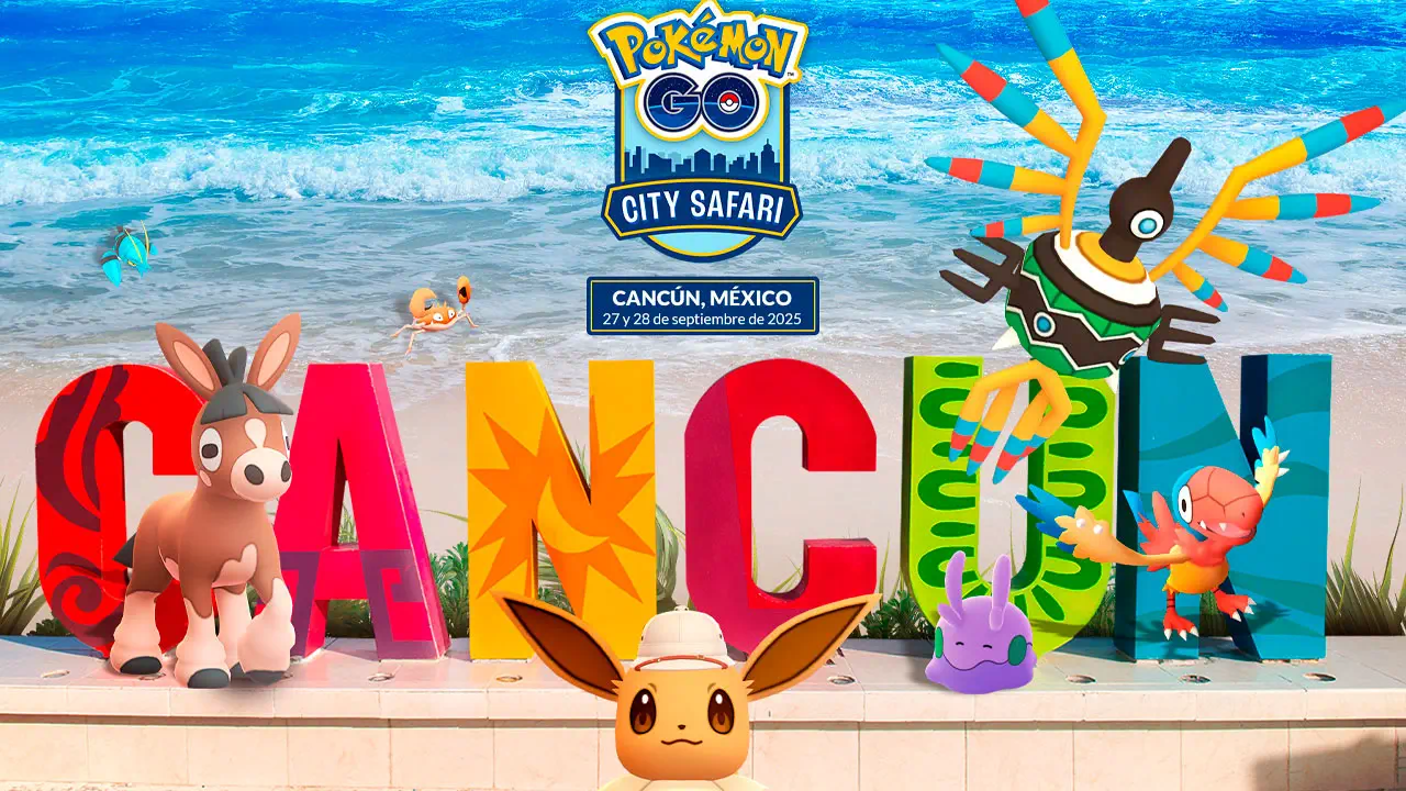 Pokémon GO City Safari regresa a México y Cancún será la nueva sede
