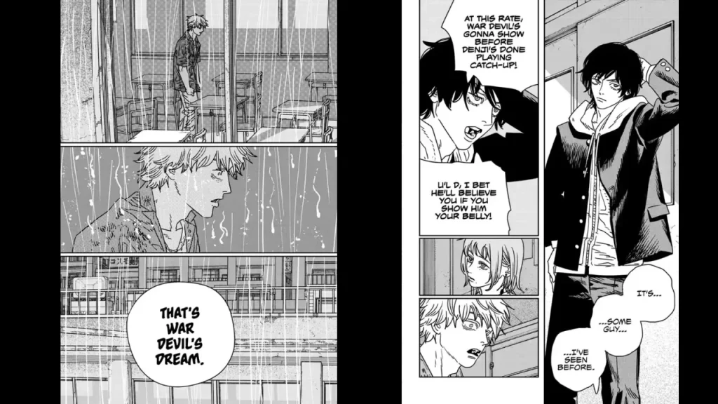 Chainsaw Man 211 nos cambia nuevamente de posición a los personajes, el anhelo de guerra eterna de Yoru hace temblar a todas las jinetes. 