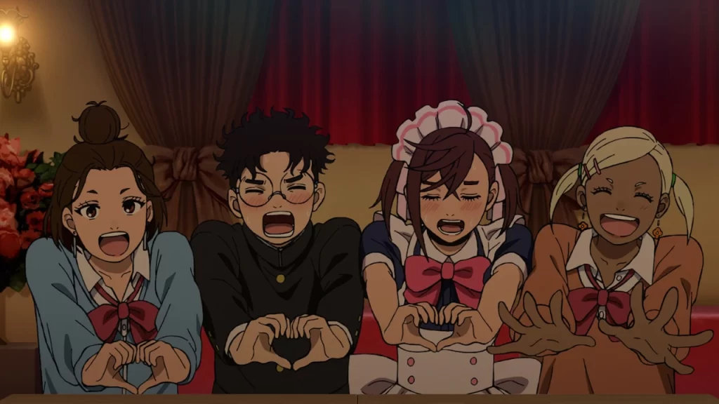 Dan Da Dan temporada 2, capítulo 7 nos presenta a Okarun tomando el control: ayudando a Jiji a suprimir al Mal de ojo y protegiendo a Momo. 