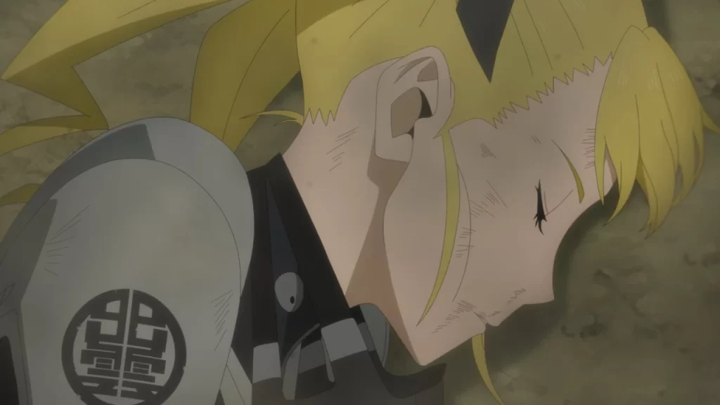 Kaiju No. 8 temporada 2, capítulo 5, es funesto, luego de la muerte del capitán Shinomiya, la fuerza de Defensa se siente pérdida.  