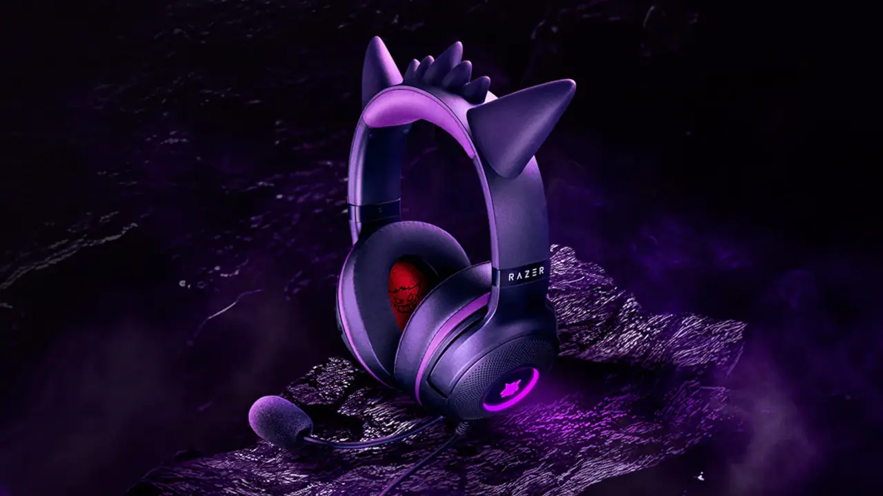 Razer y Pokémon revelan los nuevos Kraken Kitty V2 dedicados a Gengar