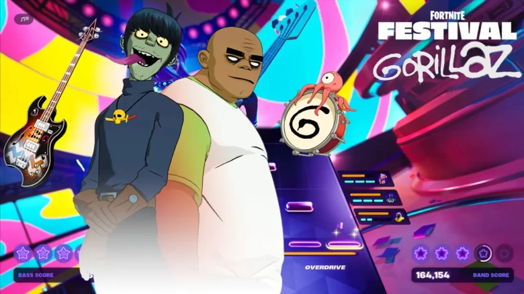 Gorillaz Fortnite Festival