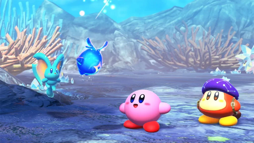 Kirby and the Forgotten Land + Star-Crossed World Switch 2 Edition, Kirby y Weedle