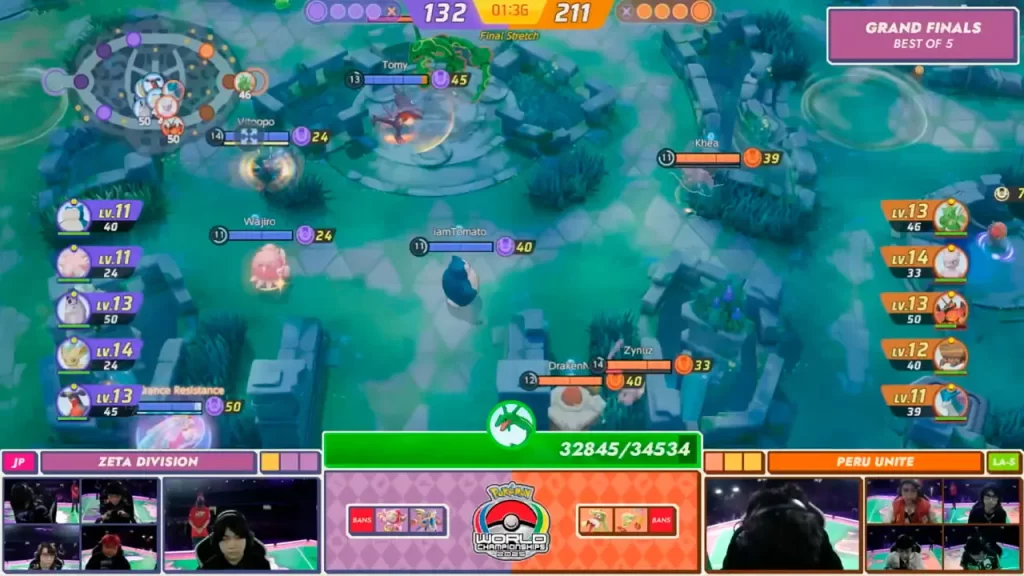 Pokémon Unite, Peru Unite contra Zeta Division