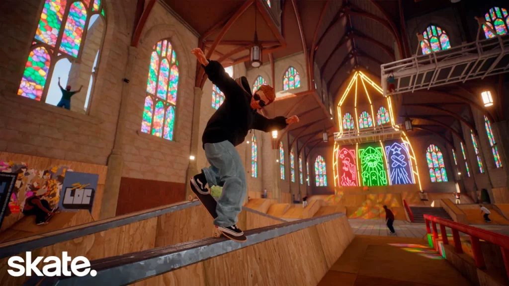 Iglesia en skate.