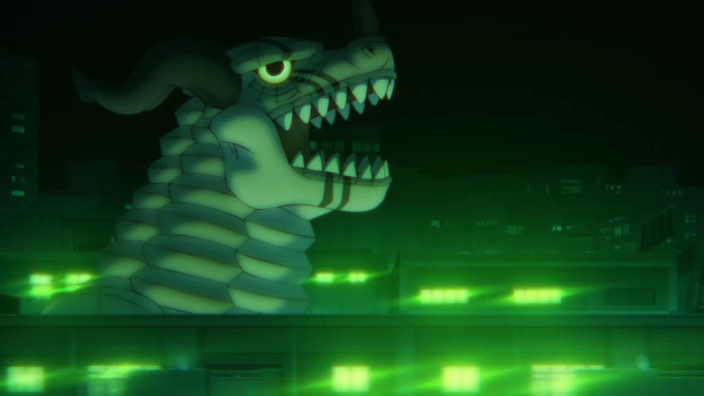 Dan Da Dan pone en muchos problemas a Momo y Okarun, debido a que han despertado a un kaiju y este expande la oscuridad en el mundo.