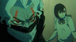 En el nuevo episodio de Dan Da Dan se muestra un nuevo personaje, además de otra forma de rastrear las bolas doradas de Okarun.