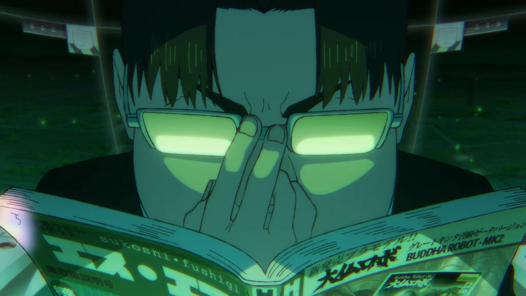 En el nuevo episodio de Dan Da Dan, los chicos deben enfrentarse al kaiju en su mecha recién adquirido y Kinta aprovecha al máximo a las chicas.