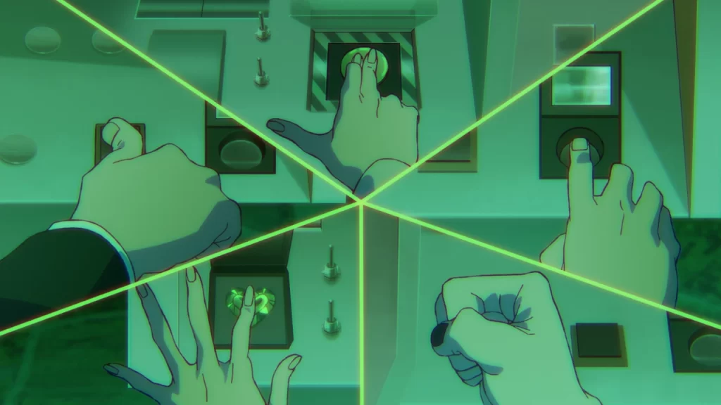 En el nuevo episodio de Dan Da Dan, los chicos deben enfrentarse al kaiju en su mecha recién adquirido y Kinta aprovecha al máximo a las chicas.