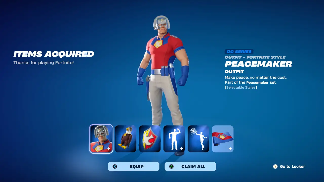 Fortnite: Conoce cómo desbloquear a Peacemaker en este Battle Royale