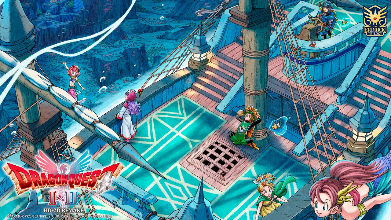 Dragon Quest II sorprende con exploración submarina en el remake HD-2D de Dragon Quest I & II