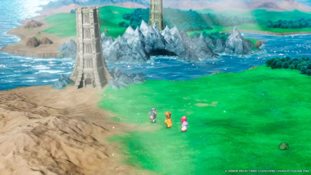 Dragon Quest I & II HD-2D Remaster, exploración