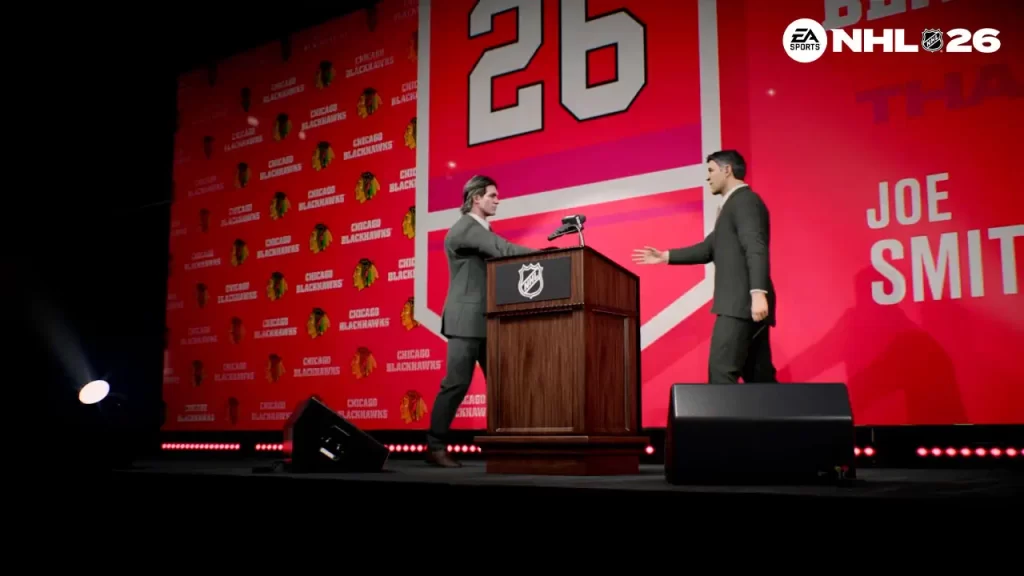 EA Sports NHL 26, draft jugadores