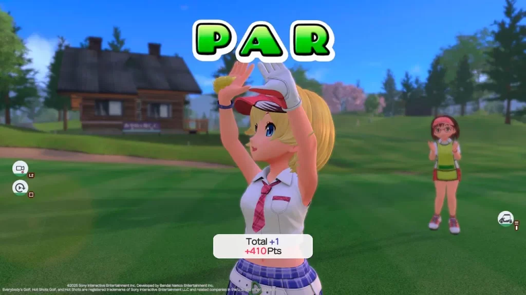 Everybody’s Golf Hot Shots, par