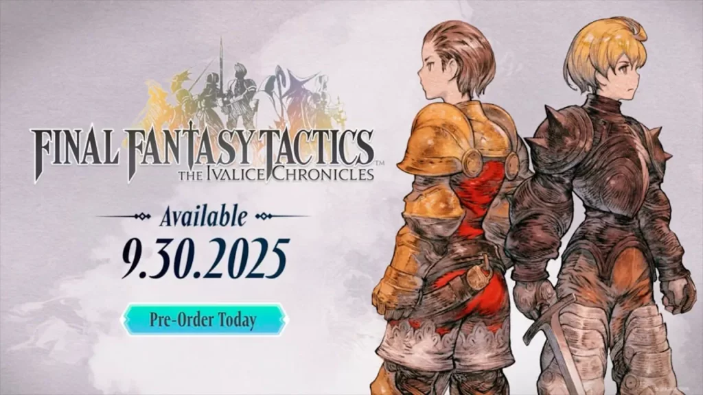 Final Fantasy Tactics: The Ivalice Chronicles, fecha de lanzamiento