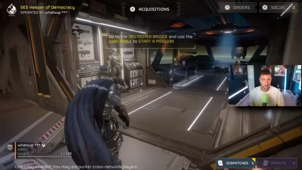 Helldivers 2, streamer tiene que jugar para desbloquear contenido