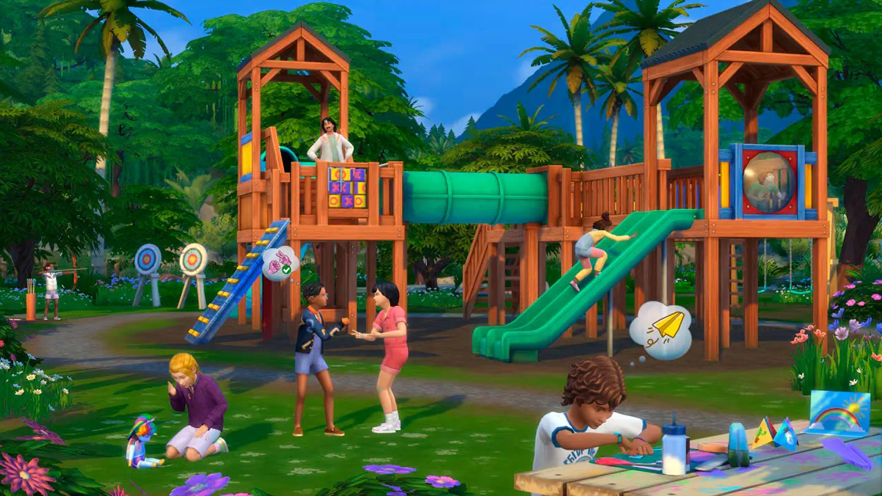 Los Sims 4 añade zonas de juego infantiles en su nueva actualización para PC y Mac