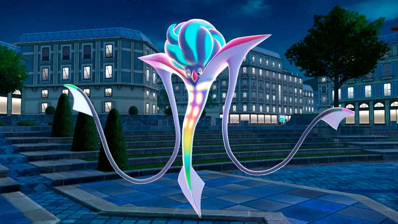 Mega Malamar hipnotiza Ciudad Luminalia en Pokémon Legends: Z-A