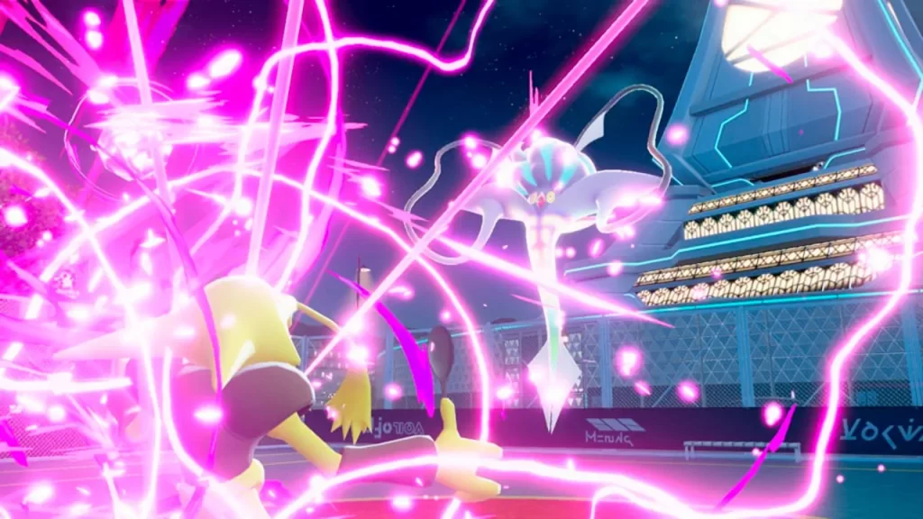 Mega Malamar combatiendo