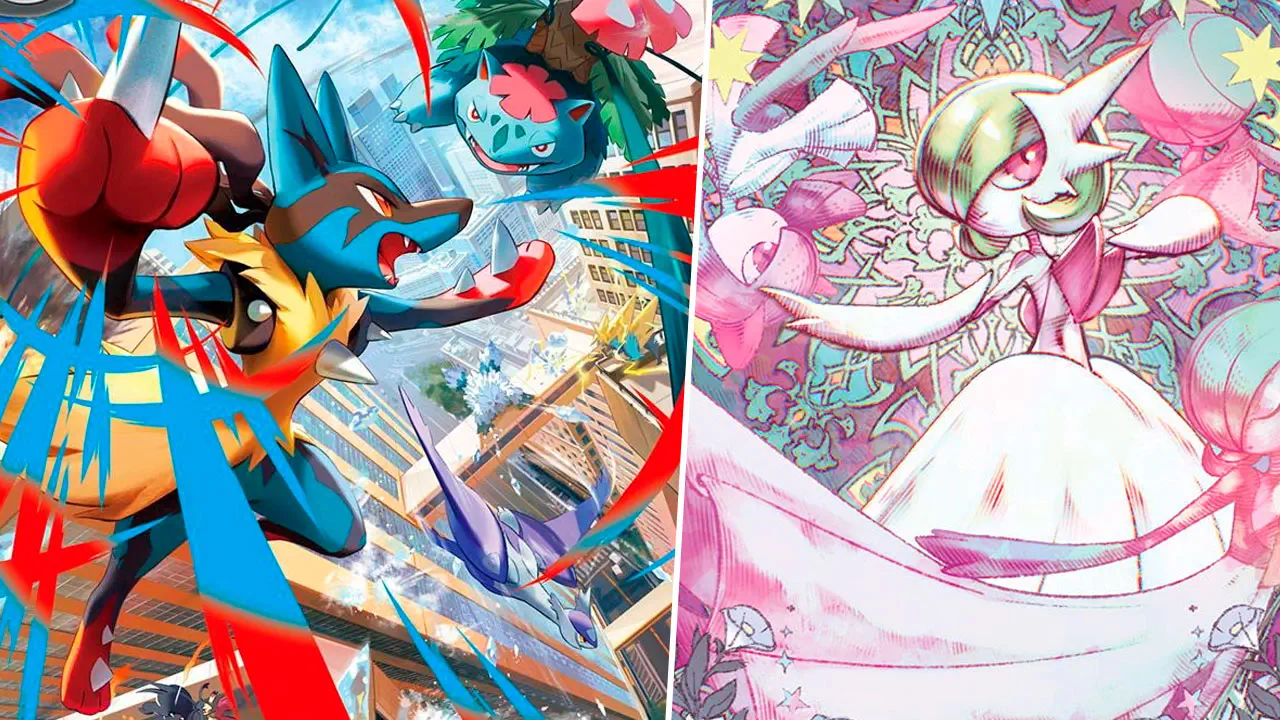 Avanza más rápido en Pokémon TCG Live con los decks de Mega Lucario ex y Mega Gardevoir ex