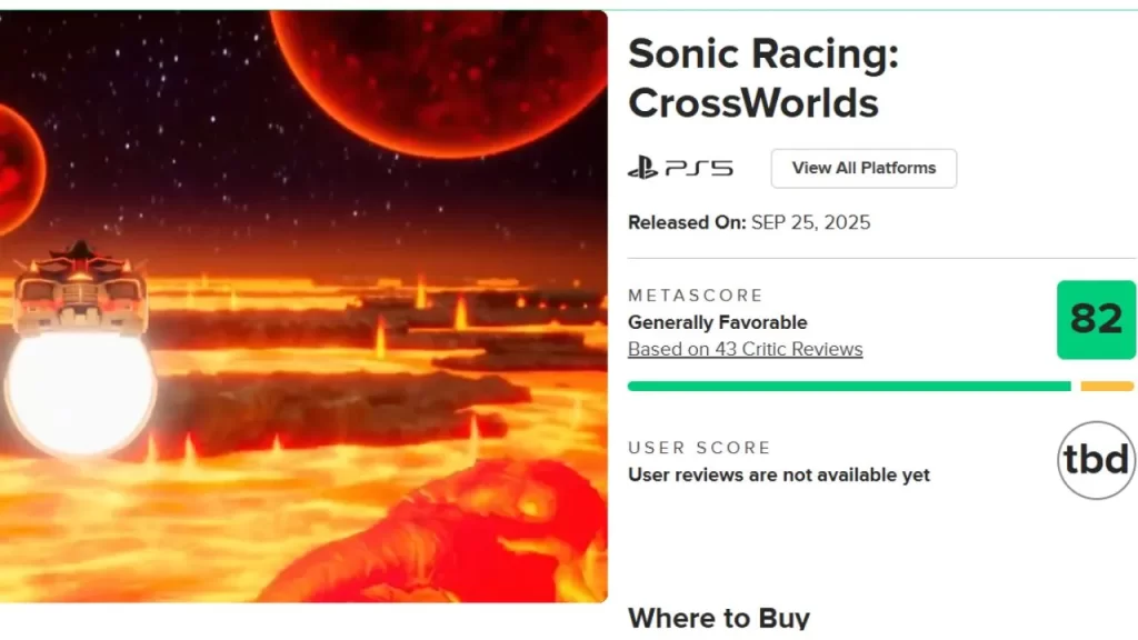 Sonic Racing: CrossWorlds