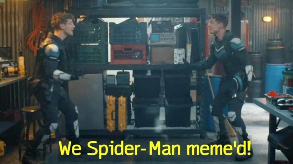 Spider-Man Meme en Peacemaker Temporada 2 Episodio 6