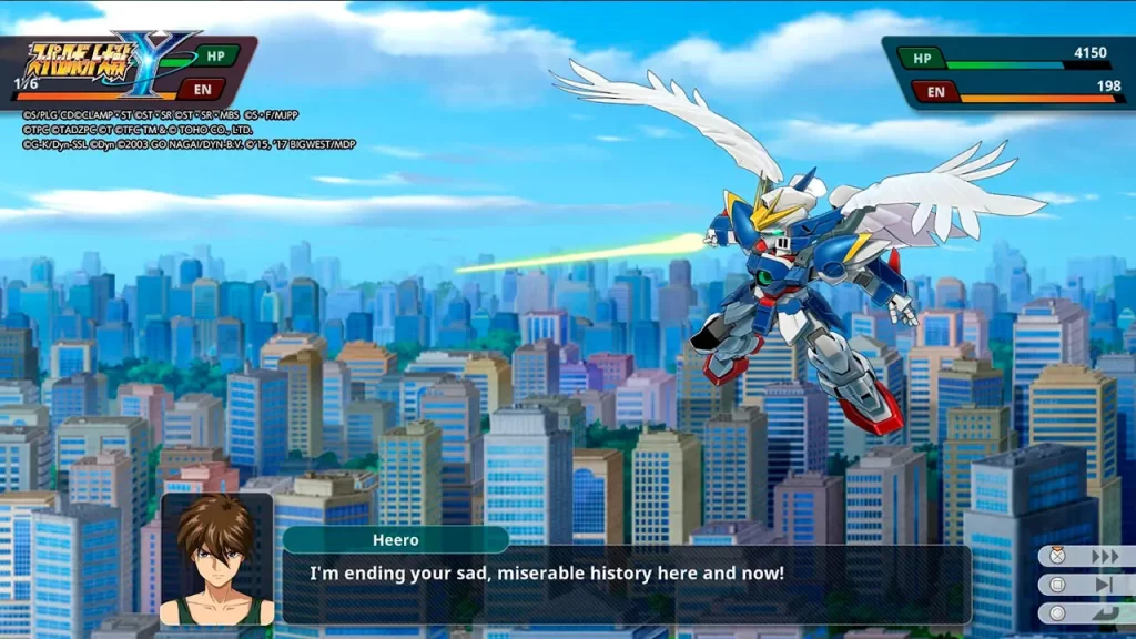 Super Robot Wars Y, Gundam Wing Zero Custom