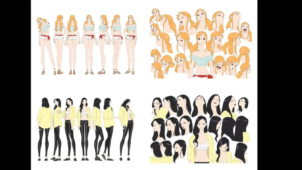 One Piece Heroines revela los diseños de personaje de sus protagonistas: Nico Robin y Nami, previo al lanzamiento de su anime.