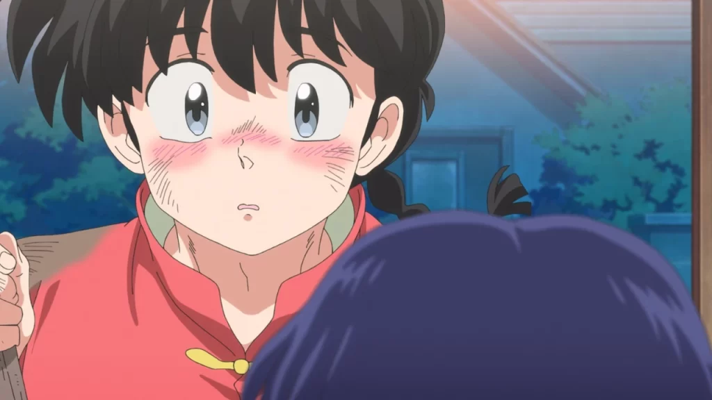 “Ranma no puede calmarse, no puede recordar haber besado a Akane. Shampoo y su bisabuela Cologne aparecen, presionándolo una vez más para que se case con Shampoo. Mientras Ranma lucha con ellos, Mousse aparece, perdidamente enamorado del propio Shampoo. Ranma y Mousse acuerdan batirse en duelo por la mano de Akane, pero algo extraño comienza a sucederle a Ranma…”. 