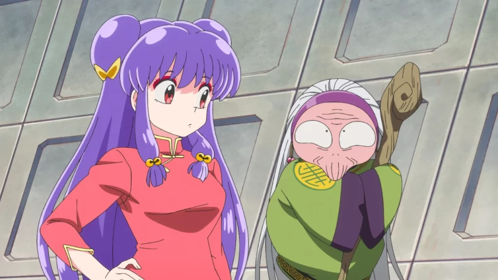 “Ranma no puede calmarse, no puede recordar haber besado a Akane. Shampoo y su bisabuela Cologne aparecen, presionándolo una vez más para que se case con Shampoo. Mientras Ranma lucha con ellos, Mousse aparece, perdidamente enamorado del propio Shampoo. Ranma y Mousse acuerdan batirse en duelo por la mano de Akane, pero algo extraño comienza a sucederle a Ranma…”. 