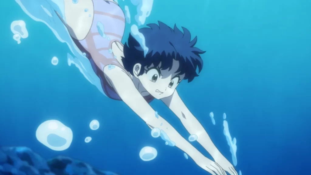 En el siguiente episodio de Ranma 1/2 remake, el protagonista se enfrenta a Cologne en el mar y como premio planea recibir la píldora Fénix.