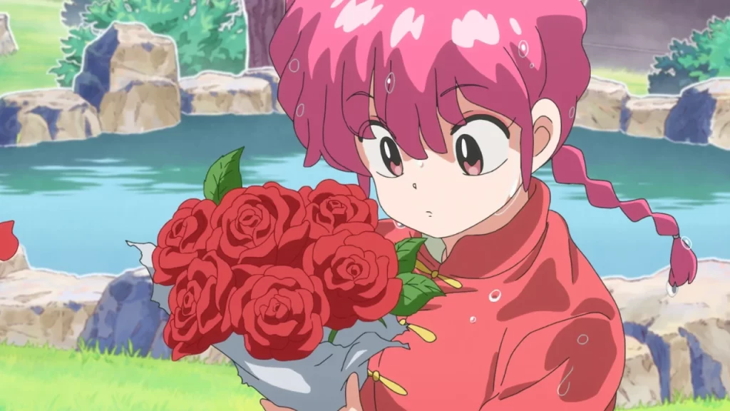 Ranma 1/2 temporada 2, capítulo 5 nos muestra a Ranma, Akane y Shampoo en una competencia en la que ganarán el corazón de Kuno (sin querer).