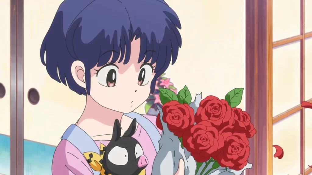 Ranma 1/2 temporada 2, capítulo 5 nos muestra a Ranma, Akane y Shampoo en una competencia en la que ganarán el corazón de Kuno (sin querer).