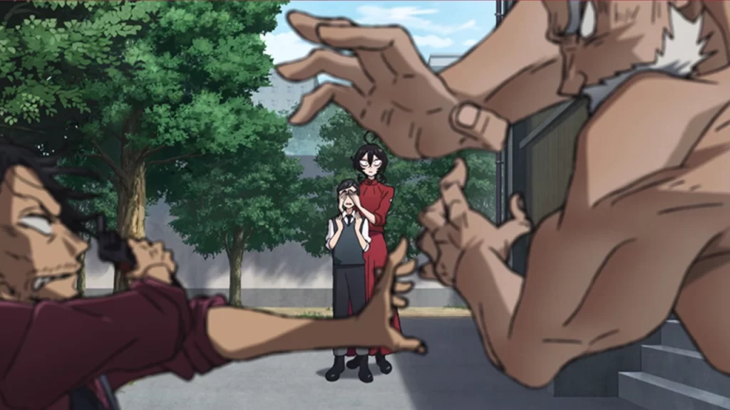 Sanda, capítulo 4: Sanda tendrá que usar las habilidades recién descubiertas para enfrentarse a un cazador. Se añade una situación embarazosa. 