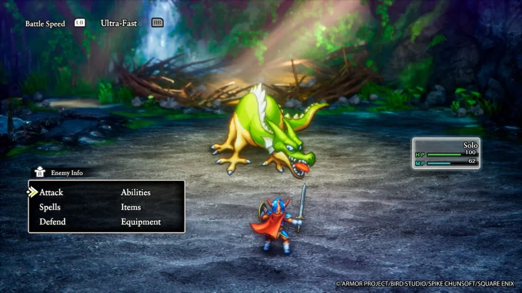 Dragon Qiest I & II HD-2D Remake, Dragón Verde