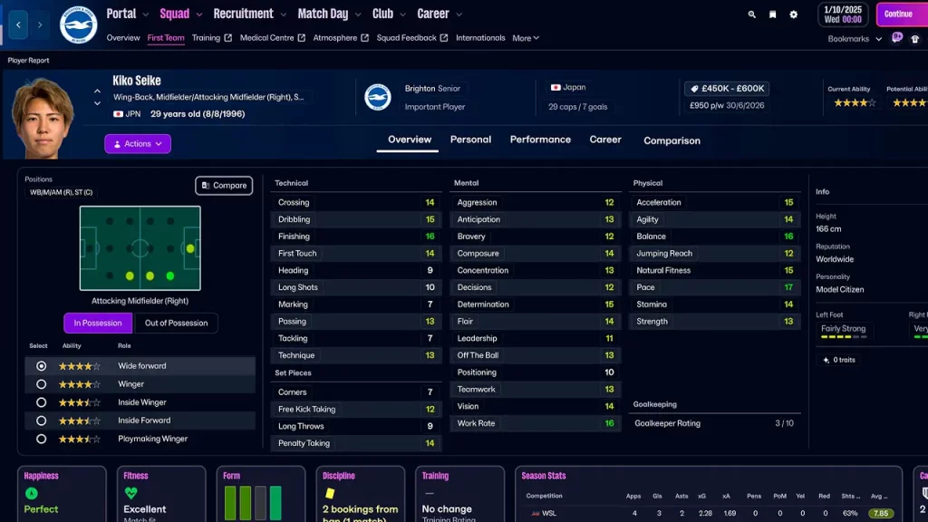 Football Manager 26,, partido, personalización