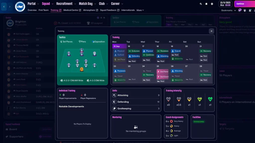 Football Manager 26,, partido, personalización