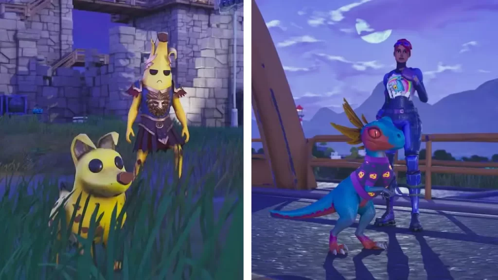 Mascotas en Fortnite Sidekicks