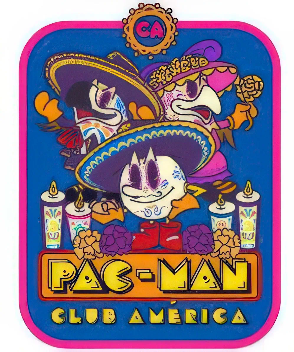 Colaboración América y Pac-Man por día de muertos