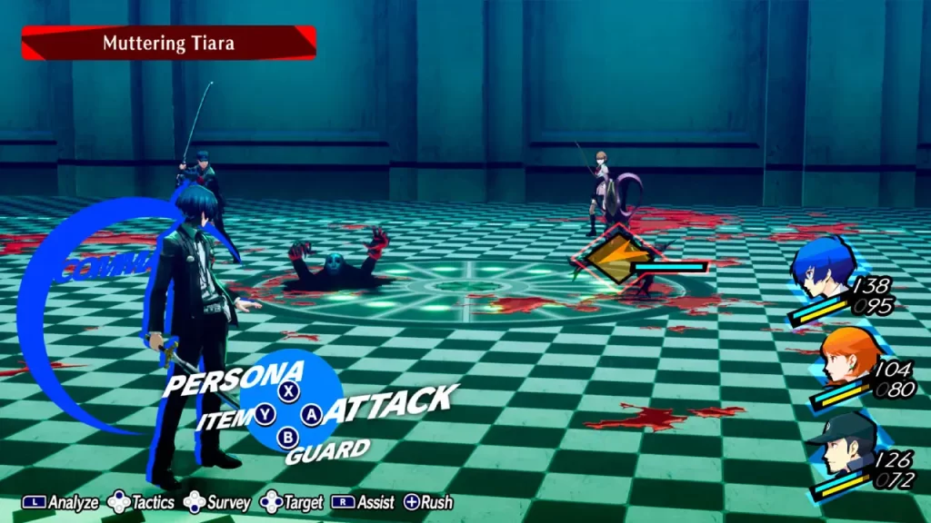 Persona 3 Reload, combate en Nintendo Switch 2