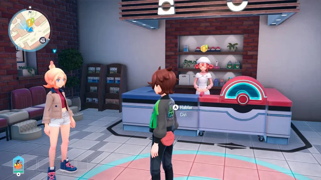 Pokémon Legends: Z-A, centro pokémon