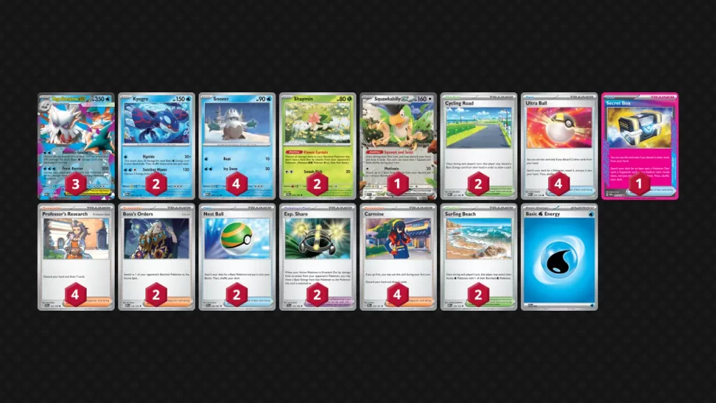 Pokémon TCG: Mega Abomasnow Deck List